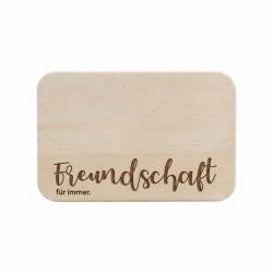 Frühstücksbrett - mit Gravur - Birke - 23 x 15 x 1 cm