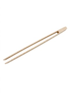 Grillzange - mit Gravur - 30 x 2 cm - Buchenholz