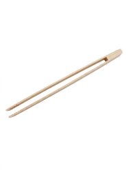 Grillzange - mit Gravur - 30 x 2 cm - Buchenholz