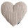MAGMA Heimtex - Herzkissen - SILENCIO - 32 cm - taupe