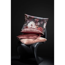 MAGMA Heimtex - Hülle mit RV - AMARA - 45 x 45 cm - weinrot