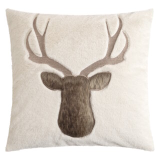 MAGMA Heimtex - Hülle mit RV - WOODIE - 45 x 45 cm - Hirsch