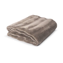MAGMA Heimtex - Plaid - NEVIO - 150 x 200cm - taupe