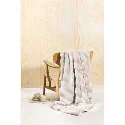 MAGMA Heimtex - Plaid - NEVIO - 150 x 200cm - natur