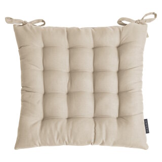 MAGMA Heimtex - Stuhlkissen - DIEGO - 40 x 40 x 6 cm - beige