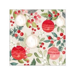PPD - Servietten - Merry Ornaments - 25 x 25 cm - 20 Stk