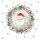 PPD - Servietten - Wreath & Santa - 33 x 33 cm - 20 Stk