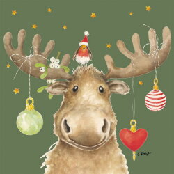 PPD - Servietten - Elmo green - 33 x 33 cm - 20 Stk