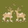 PPD - Servietten - Flower Deers green - 33 x 33 cm - 20 Stk