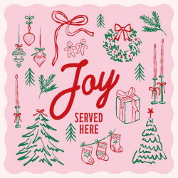 PPD - Servietten - Joy served here - 33 x 33 cm - 20 Stk