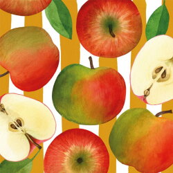 PPD - Servietten - Apple & Stripes - 33 x 33 cm - 20 Stk