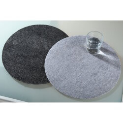 Gilde - Platzset - Rund - Grau