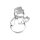 Birkmann - Ausstechform - Schneemann - Edelstahl - 8 cm