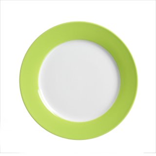 Ritzenhoff & Breker - Dessertteller Doppio - DM: 20,5 cm - grün - Porzellan