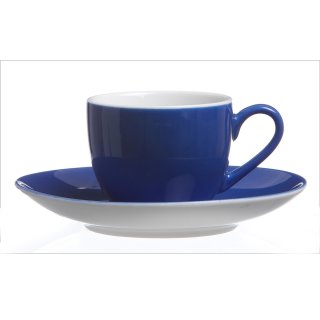 Ritzenhoff & Breker - Espressotasse Obere Doppio - 6 cm x 6 cm x 5 cm - 80 ml - indigo blau - Porzellan