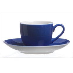 Ritzenhoff &amp; Breker - Espressotasse Obere Doppio - 6 cm x 6 cm x 5 cm - 80 ml - indigo blau - Porzellan