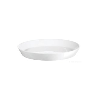 ASA - 250 Grad Servierteller rund - 20 cm x 20 cm x 2,5 cm - weiß-glänzend - Porzellan