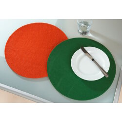 Gilde - Platzset - Rund - Dunkelgrün