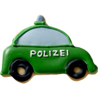 Birkmann - Ausstechform Polizeiauto mit Innenprägung - 7,5cm - Edelstahl