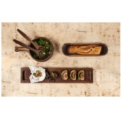 ASA - Salatbesteck Wood - 30 cm x 7 cm - braun - Akazie massiv