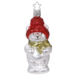 Inge Glas - Bärchen - Glas - Christbaumschmuck 9,5 cm