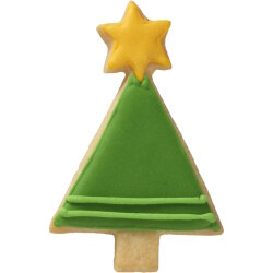 Birkmann - Ausstechform - Weihnachtsbaum geometrisch - Edelstahl - 7,5 cm