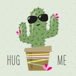 PPD - Servietten - Hug Me Cactus - 33 x 33 cm