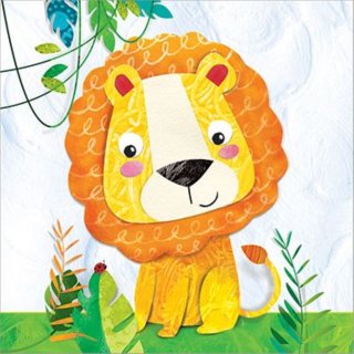 PPD - Servietten - Happy Lion - 33 x 33 cm