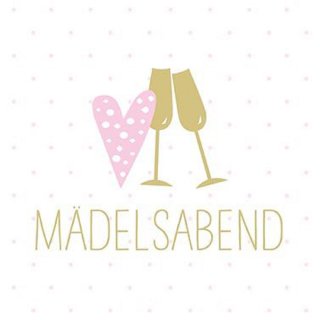 PPD - Servietten - Mädelsabend - 33 x 33 cm - 20 Stk