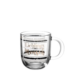 LEONARDO - Tasse - 400ml - Lieblingsmensch - Glas