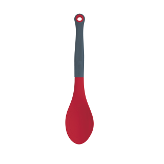 Kitchen Craft - Löffel - L: 28 cm - rot - Silikon 