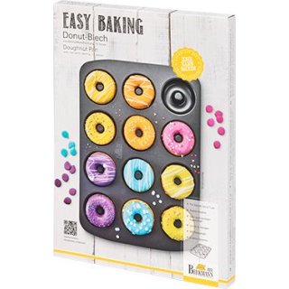 Birkmann - EASY BAKING - Mini-Donut-Blech - D:7cm - 12 Förmchen
