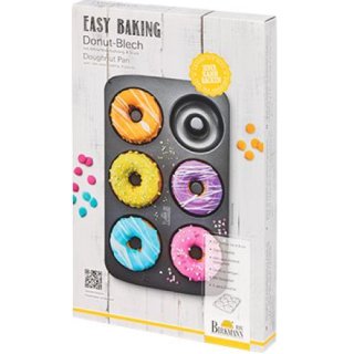 Birkmann - EASY BAKING - Donut-Blech - 6-fach - D:9cm
