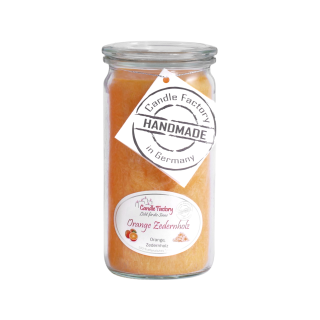 Candle Factory - Mini-Jumbo - Orange Zedernholz