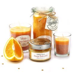 Candle Factory - Mini-Jumbo - Orange Zedernholz