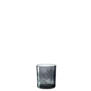 LEONARDO - Tischlicht Vivo - DM 7 cm x H 8 cm - schwarz - Glas