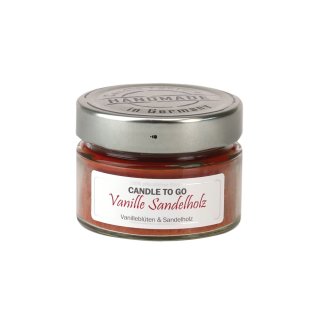 Candle Factory - Candle to go - Vanille-Sandelholz