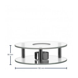 Leonardo - Stövchen - Scaldino - Glas - 15 cm