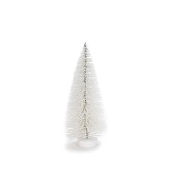 Inge Glas - Dekobaum - White Christmas -  21 cm - Wei&szlig;