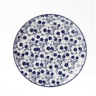 Ritzenhoff & Breker - Teller - Royal Sakura - 21 cm x 21 cm x 2 cm - blau-weiß - Porzellan