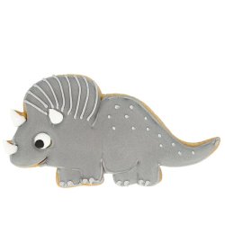 BIRKMANN - Ausstechform - Dinosaurier Triceratops - Edelstahl - 10 cm