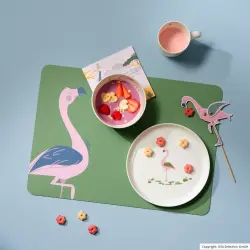 ASA - Tischset - Fiona Flamingo - Kinder