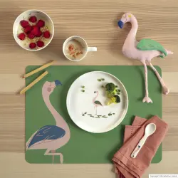 ASA - Tischset - Fiona Flamingo - Kinder