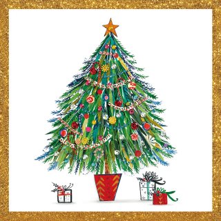 PPD - Servietten - Christmas Tree - 33 x 33 cm - 20 Stk