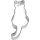 BIRKMANN - Ausstechform - Katze sitzend - Edelstahl - 7 cm