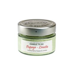 Candle Factory - Candle to go - Papaya-Limette