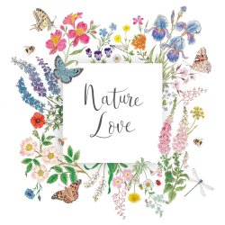 PPD - Papierservietten Nature Love 33 x 33 cm