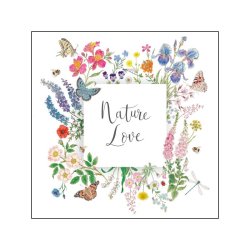 PPD - Servietten - Nature Love - 25 x 25 cm - 20 Stk