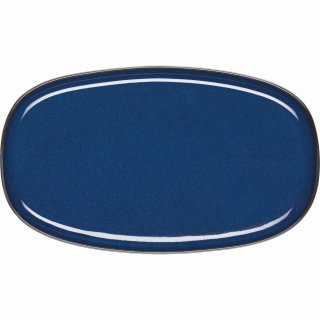 ASA - Platte - Oval - Saisons - 31 x 18 x 2 cm -  Midnight Blue