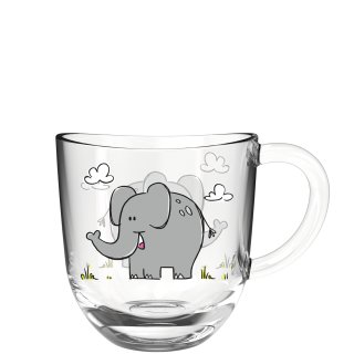 LEONARDO - Tasse - Elefant Bambini - 280ml - Glas